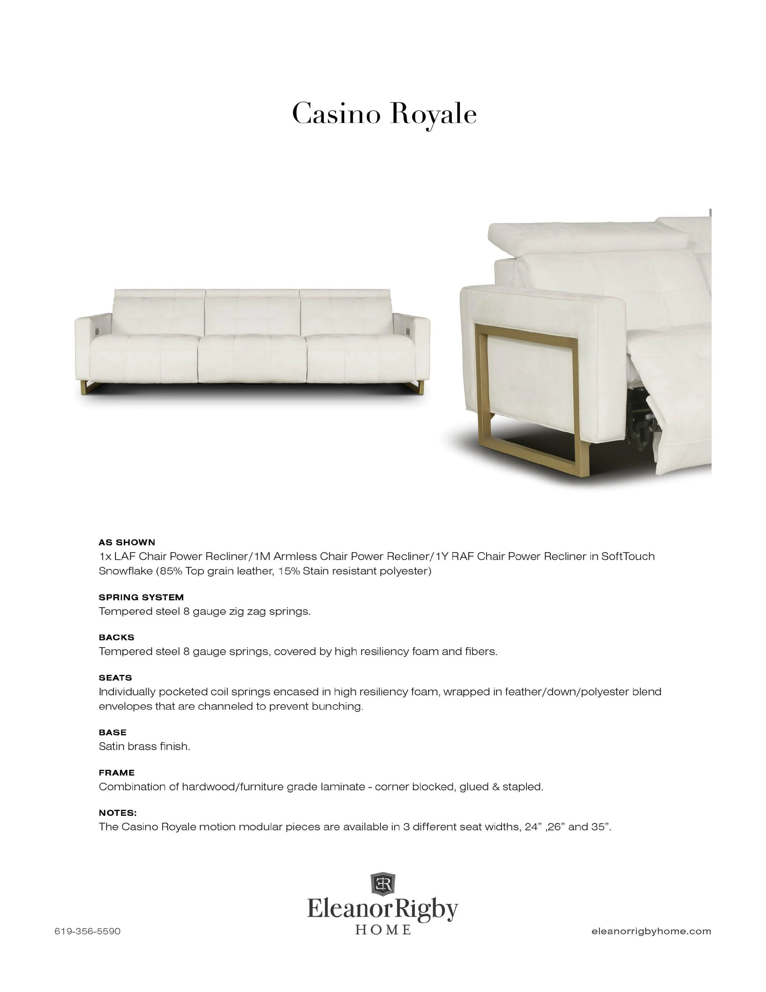 Eleanor Rigby Casino Royale B Sofa - Image 8