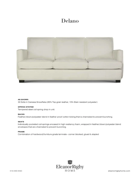 Eleanor Rigby Delano Sofa - Image 9