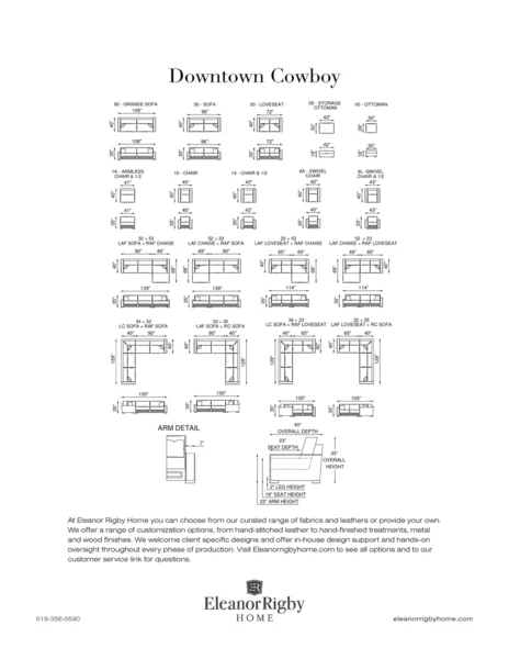 Eleanor Rigby Downtown Cowboy Sectional - Image 10