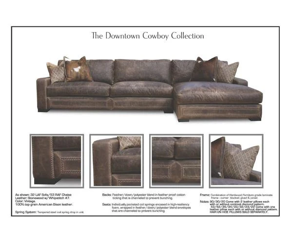 Eleanor Rigby Downtown Cowboy Sectional - Image 8