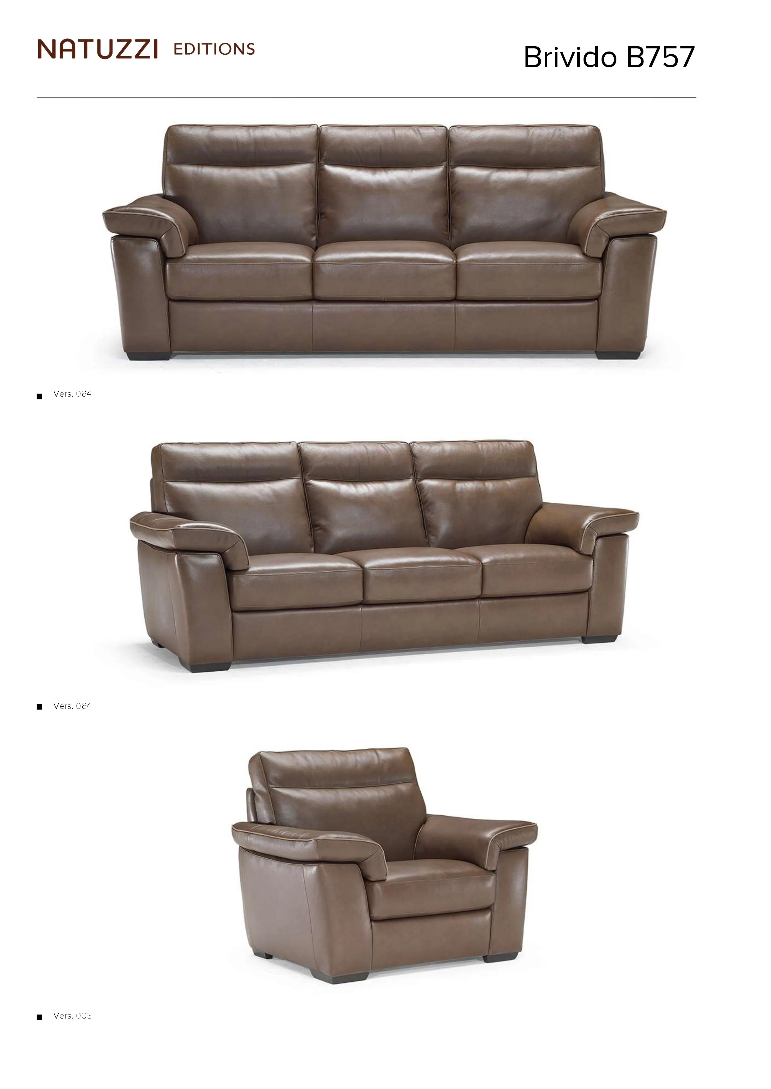 Natuzzi Editions Brivido B757 Sectional - Image 11