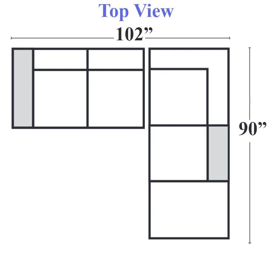 Palliser Miami Sectional - Image 29