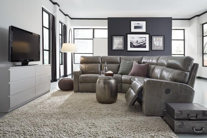 Palliser Oakwood Sectional - Image 3