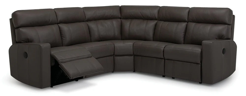 Palliser Oakwood Sectional - Image 5