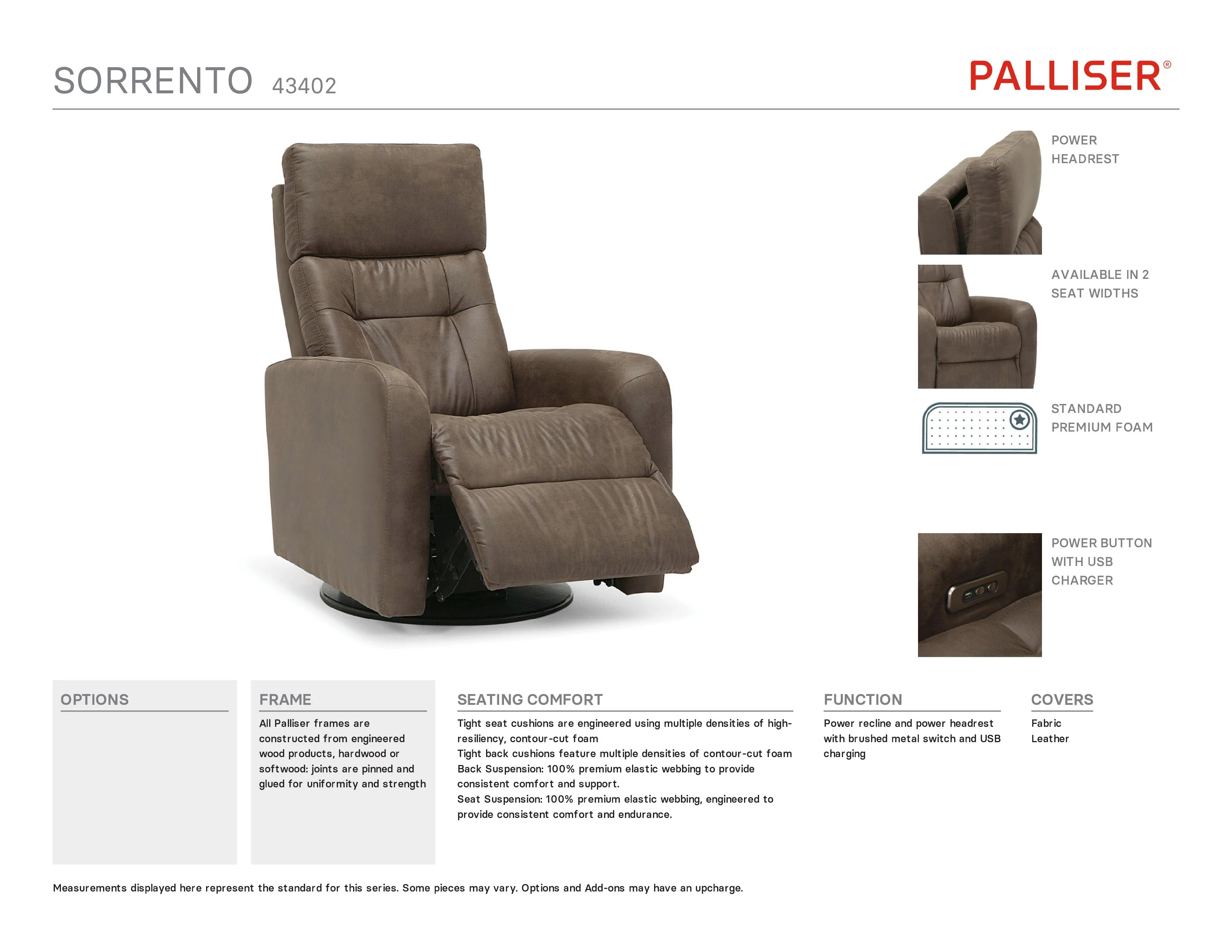 Palliser Sorrento Recliner - Image 10